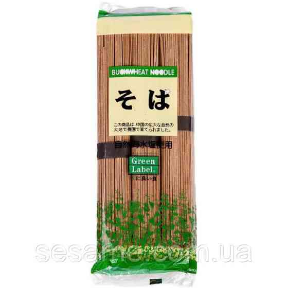 Гречана локшина Green Label Соба 300г Харків