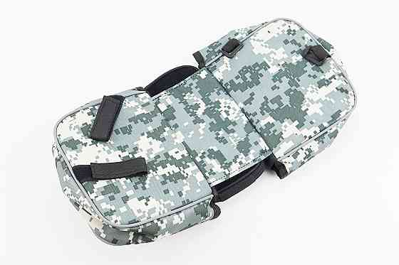 Сумка-штани на раму з тримачем телефону 170х90мм, бічні відділення, кріпл. на липучці, вологозахисна, піксель Київ