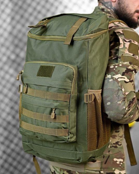 Уристичний рюкзак 60L oliva ДЛ7544 Одеса - фото 2