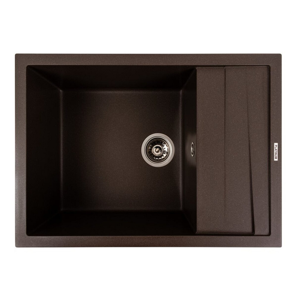 Кухонна мийка гранітна матова 7050 CASCADA Platinum Темна скеля Коломыя - изображение 1