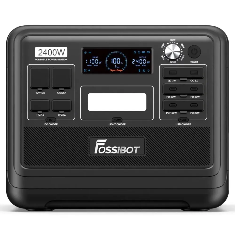 Зарядна станція Fossibot F2400, 2400 Вт, 2048 Вт*год (електростанція для дому, UPS, ДБЖ) Київ - фото 1