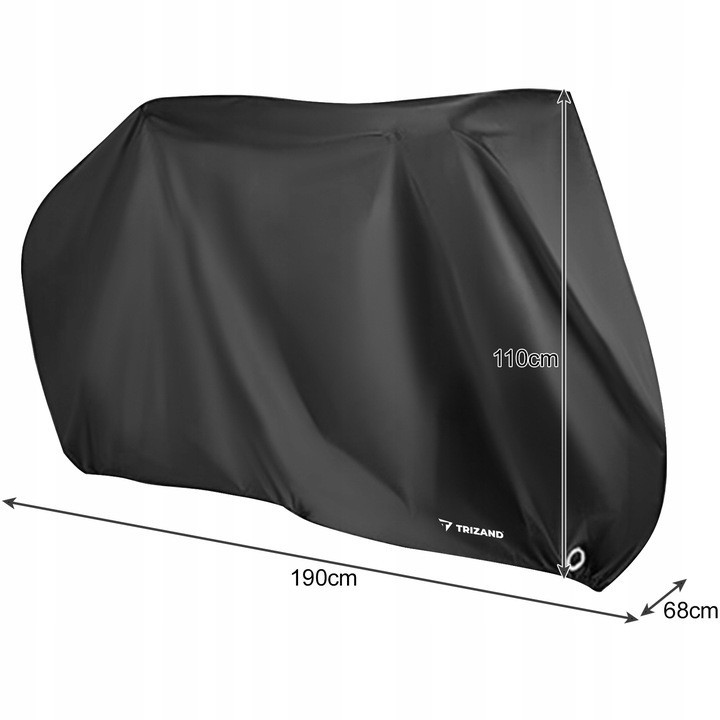Чехол на велосипед / мотоцикл от дождя и пилы + сумка Trizand (22271) Black Нововолынск - изображение 9