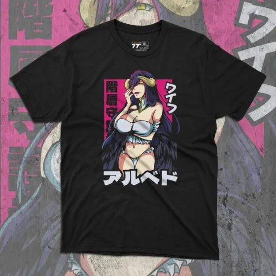 Футболка чоловіча з  принтом Overlord Albedo Розмір 48 Дніпро