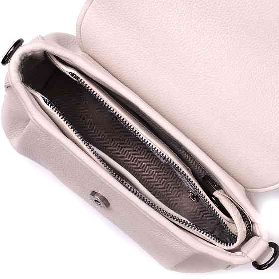 Умопомрачительная женская сумка из натуральной кожи Белая (Vintage) Киев