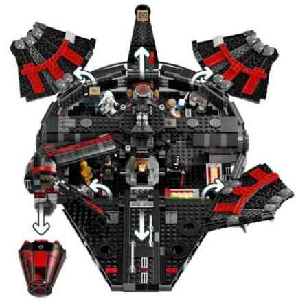 Конструктор Star Wars Темний сокіл / The Dark Falcon співпадає з LEGO 1 в 1 Київ