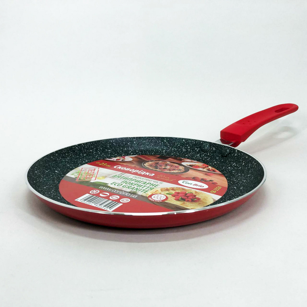 Сковорода с антипригарным покрытием внутренней поверхности, Блинная сковорода для легкой жарки OD-90 Львов - изображение 4