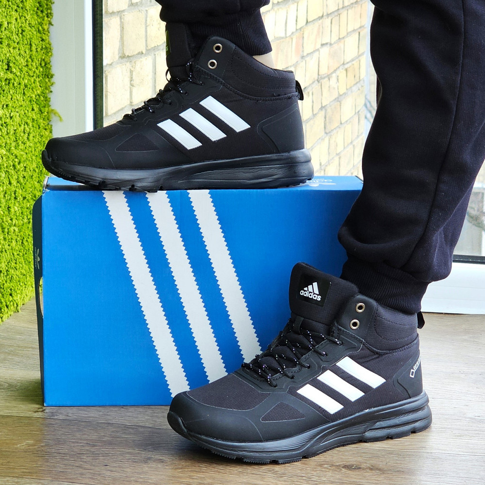 Зимние Кроссовки Adidas Terrex GORE-TEX с МЕХОМ Черные Мужские Адидас Гортекс (размеры: 41,42,43,44,45,46) Днепр - изображение 1