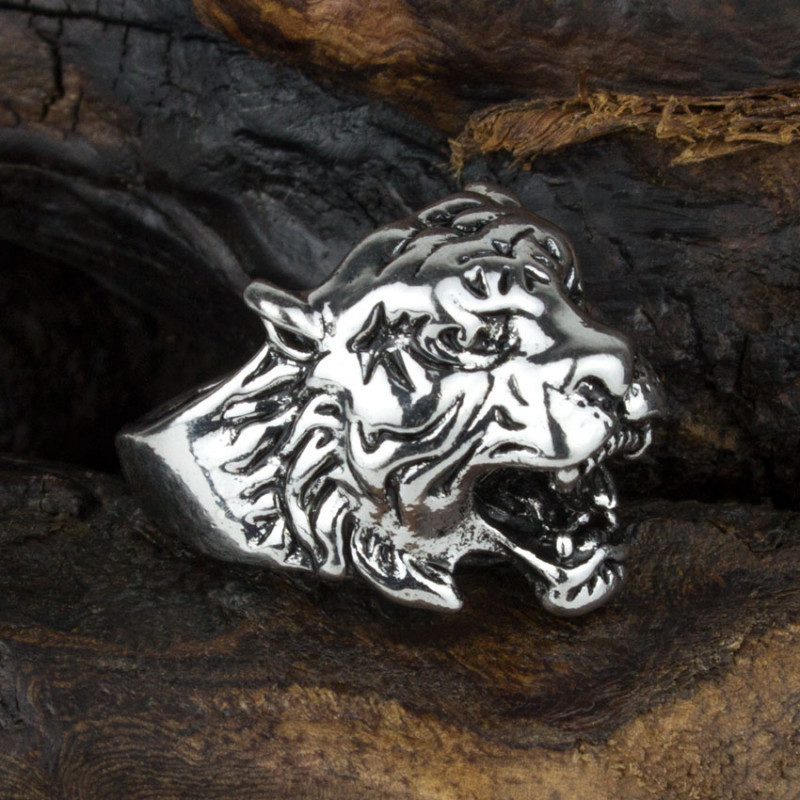 Перстень мужской Тигр разм 19, 20, 21 Киев - изображение 1