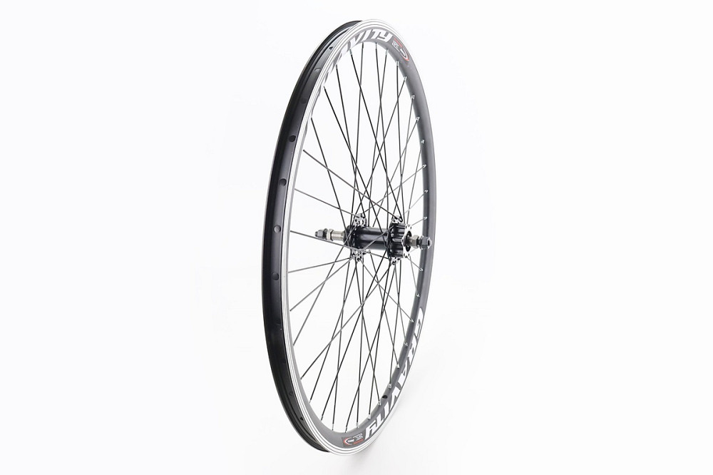 Колесо 27,5" заднє V/Disk-brake, обід та втулка 14Gx36H алюмінієві, під вільнобіг, кріпл. гайка, "GRAVITY" Бершадь - фото 2