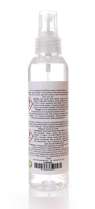 Спрей для очищення інтимних товарів Toy Cleaner Boss Series (150 ml) Sex Aura Київ - фото 2