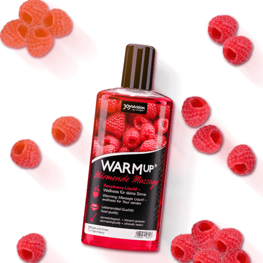 Масажна олійка WARMuр Raspberry, 150 мл Sex Aura Київ - фото 2