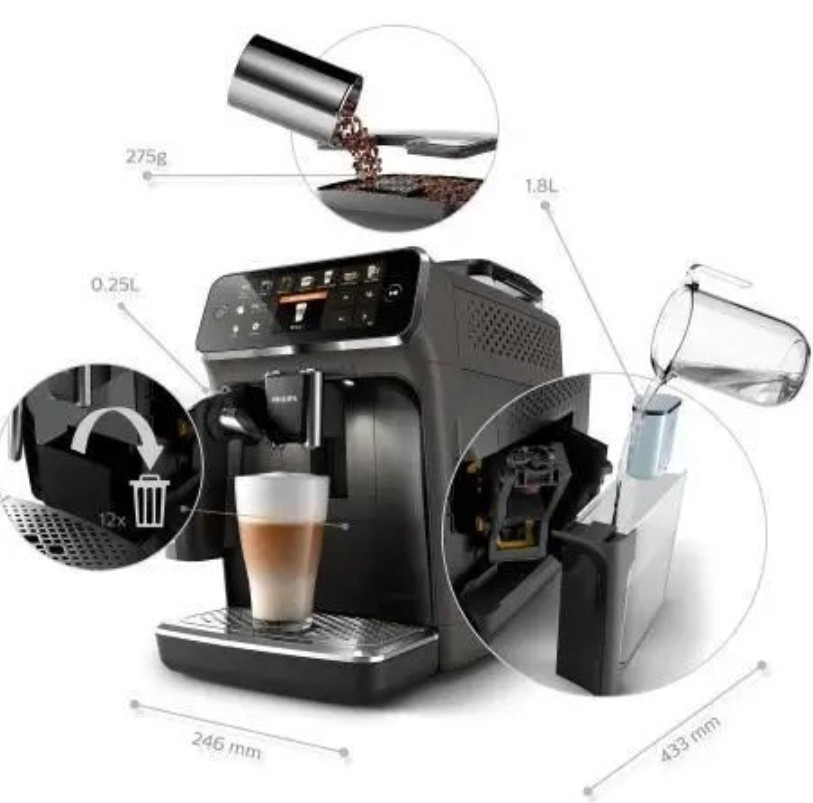 Кавомашина автоматична Philips Series 5400 EP5444/50 Київ - фото 1