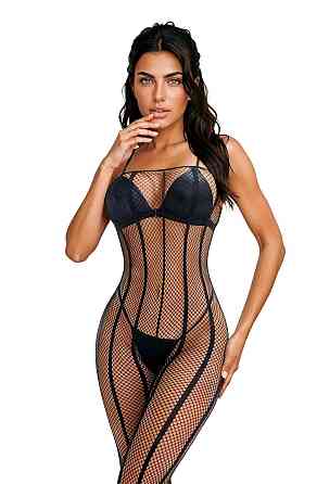 Бодістокінг - Bodystocking 214088, black - One Size Sex Aura Київ