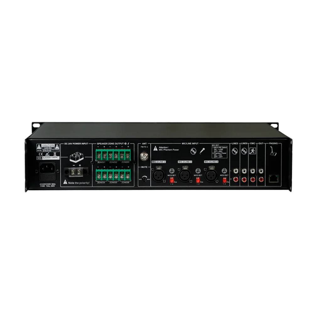 Мікшуючий підсилювач CMX DA-240MT, 6 зон, 19" (17-00001) Київ - фото 5