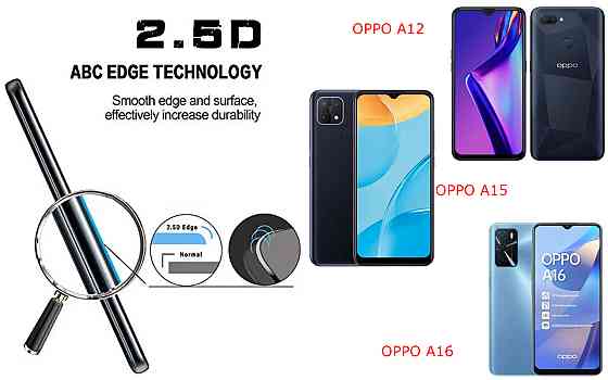 Защитное стекло ArmorGlass для OPPO A12, OPPO A15, OPPO A16 – устойчивое к царапинам и ударам Киев