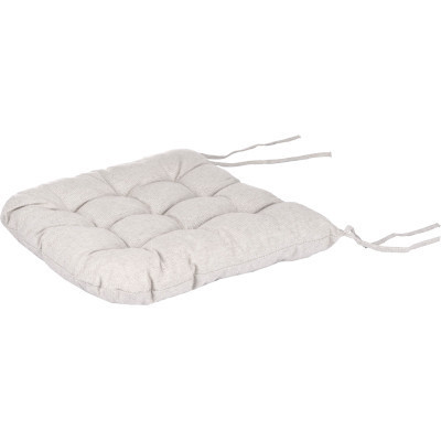 Подушка на стул Ardesto Oliver, 40х40 см, 100% хлопок, нап-ч: 50% холоф, 50% пп, серый светлый (ART02OL) Винница - изображение 3