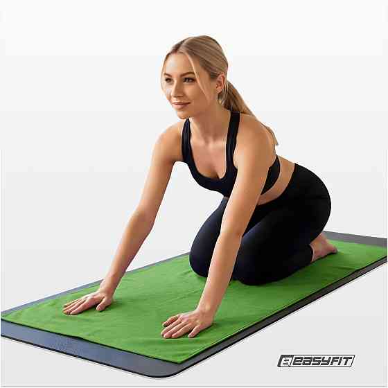 EasyFit Рушник для йоги EasyFit Yoga Mat Towel з мікрофібри (Зелений) Коломия