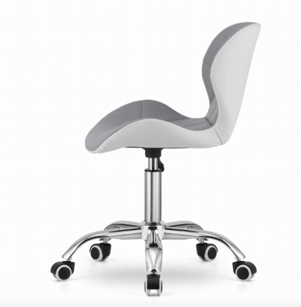 Офісне крісло Leobert Avola сіро-білий Київ