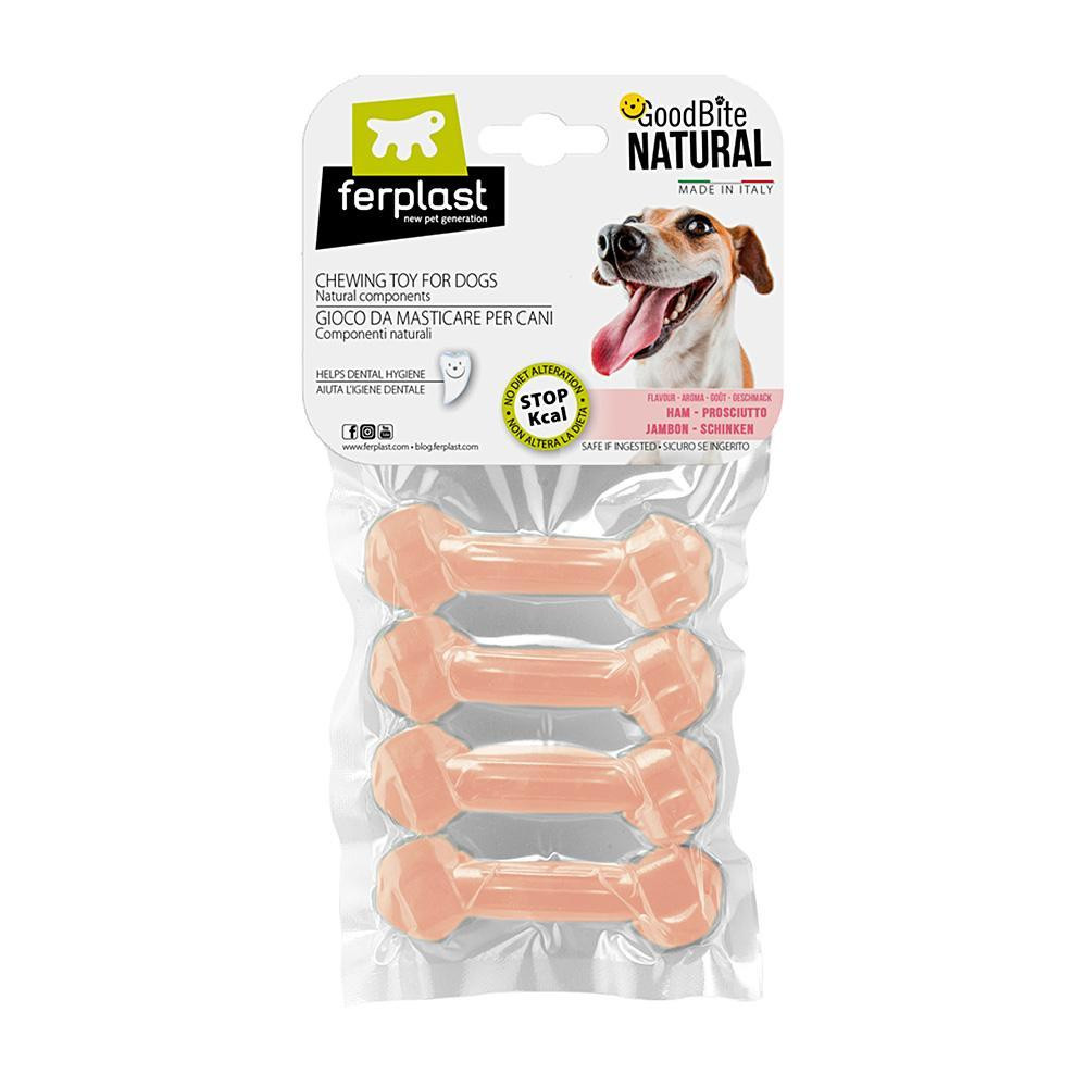 Жевательная косточка для собак с ароматом ветчины Ferplast GoodBite Natural Ham (Ферпласт ГудБайт Нэчурал) Запорожье - изображение 1