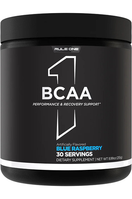 Аминокислотный комплекс Rule One BCAA 220 г, Blue Raspberry Луцк - изображение 1