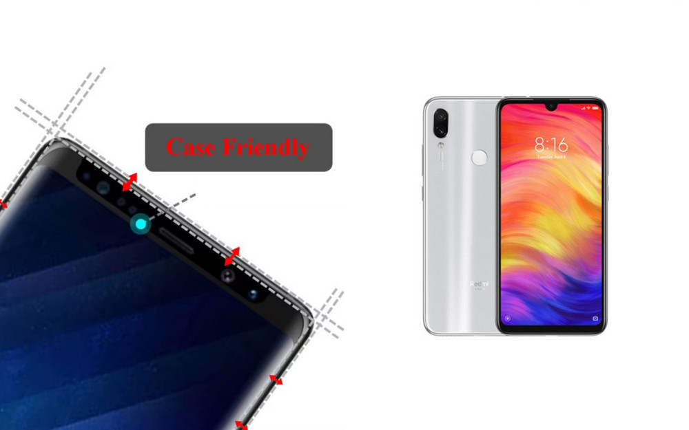Захисне скло HyperGlass Pro для Xiaomi Redmi Note 7 – максимальна чутливість та захист Київ - фото 4