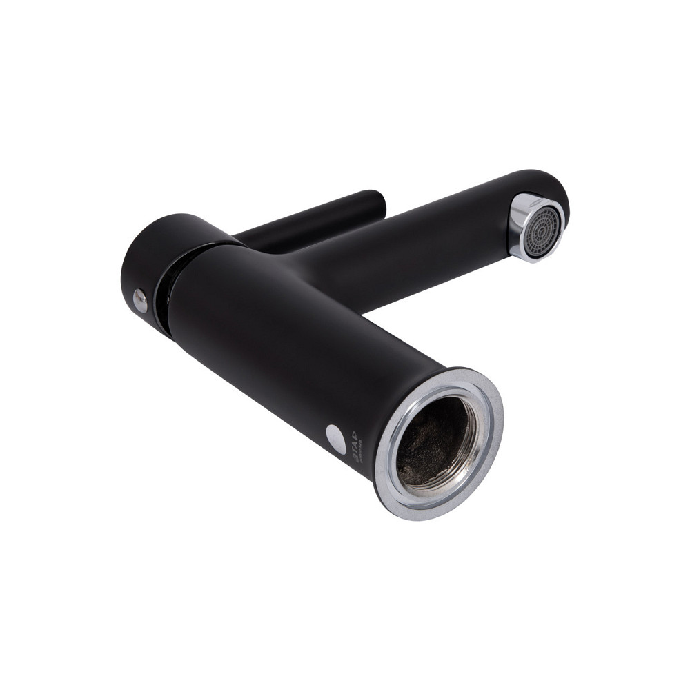 Змішувач для раковини Qtap Grand QTGRABCR001F Chrome/Black Київ - фото 6