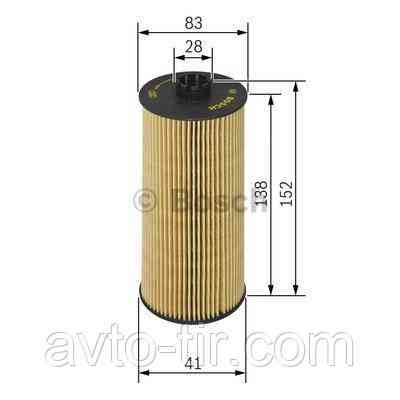 Фильтр масляный Mercedes Atego / Volvo 0001801609 9041800009 9041800210 Луцк