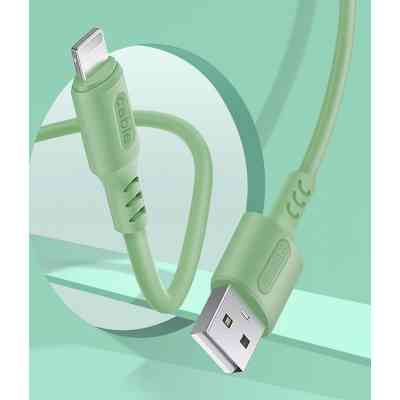 Дата кабель USB 2.0 AM to USB-C 1.0m soft silicone green ColorWay (CW-CBUC042-GR) Вінниця