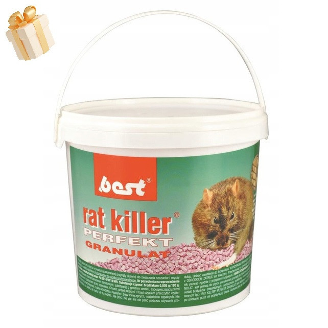 Мумифицирующее средство для грызунов Best RAT Killer Perfekt, 1 кг Днепр - изображение 1