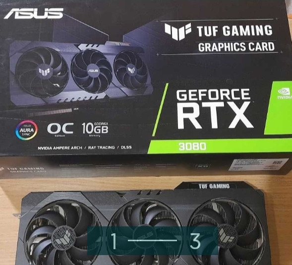 Видеокарта Asus TUF Gaming RTX 3080 Киев - изображение 3