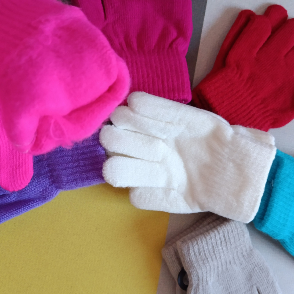 Рукавички дитячі однотонні 2-4 роки для малечі Київ - фото 3