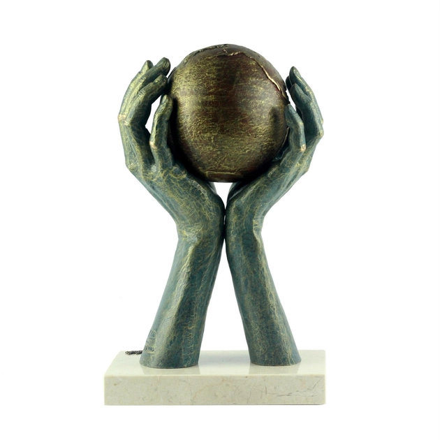 Статуэтка ANGLADA Мир в твоих руках, бронза Ровно - изображение 5