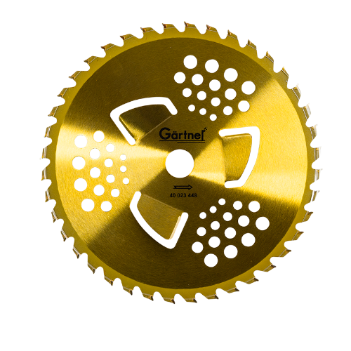 Диск до садового тримера (3 підрізні лопасті) 255*25,4мм 40T з твердосплавними напайками GARTNER Tekhmann Житомир