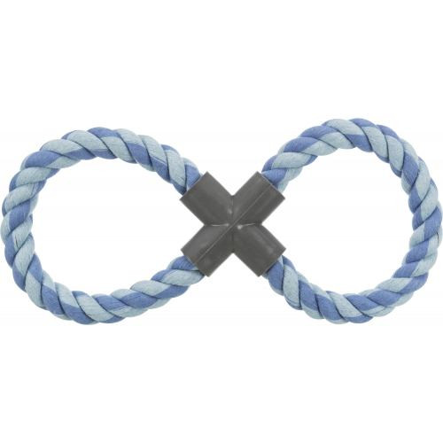 Іграшка Trixie для собак Канат-вісімка плетений з пластиковою хрестовиною текстиль 35 см Київ - фото 2