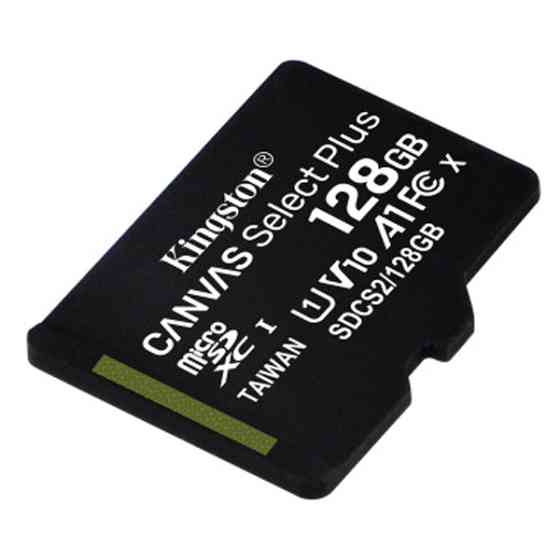 Картка пам'яті Kingston microSDXC 128 GB Canvas Select Plus 100R A1 C10 (SDCS2/128GBSP) Николаев