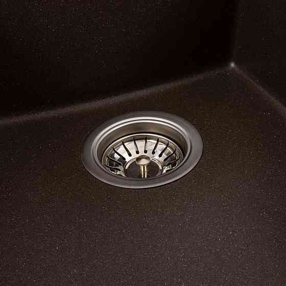 Гранітна мийка для кухні VALESO ROXY 3744 матова Темна скеля Коломыя