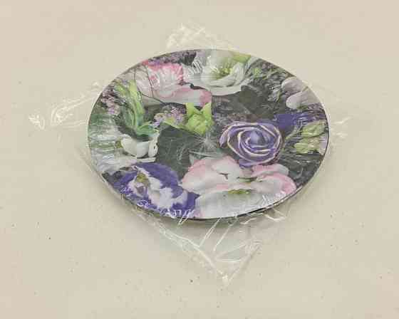 Бумажная тарелка с рисунком  18см