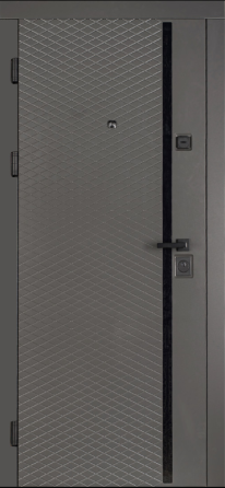 Дверь входная Артиз Элит Орион Кварцит / Белая шагрень 960х2040 мм Киев