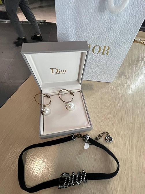 Диор серьги с жемчугом / Dior Одесса - изображение 2