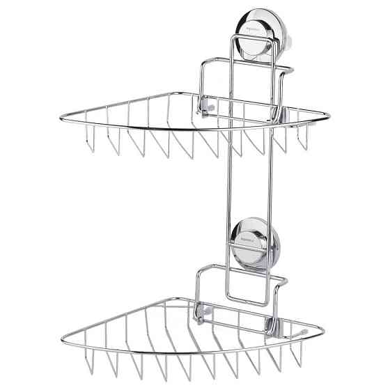 Корзина на вакуумных присосках двойная s38 212×252×373мм AQUATICA (9783832) Киев