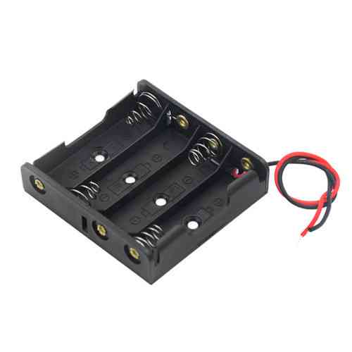 Отсек для батареек AA 4×1.5В (6В), бокс с проводами, держатель для Arduino и электроники Киев