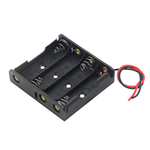 Отсек для батареек AA 4×1.5В (6В), бокс с проводами, держатель для Arduino и электроники Киев - изображение 1