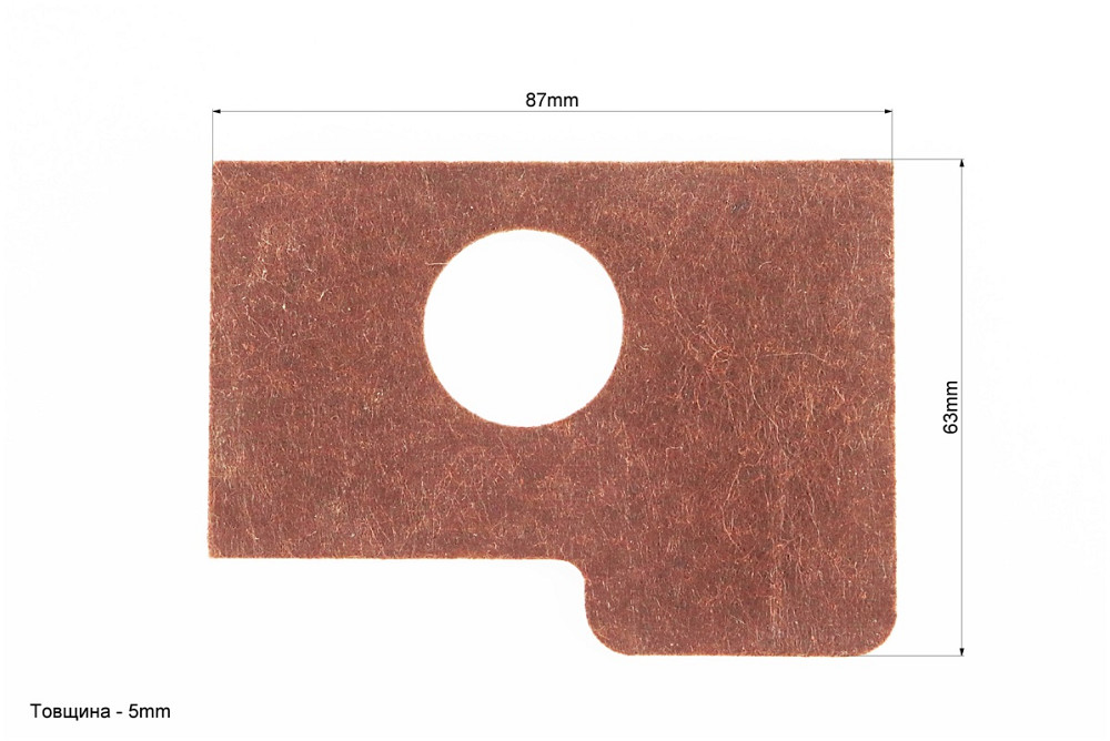 Фільтр-елемент повітряний MS-170/180 (повсть, коричнева), старого зразка до 2016р. Київ - фото 3