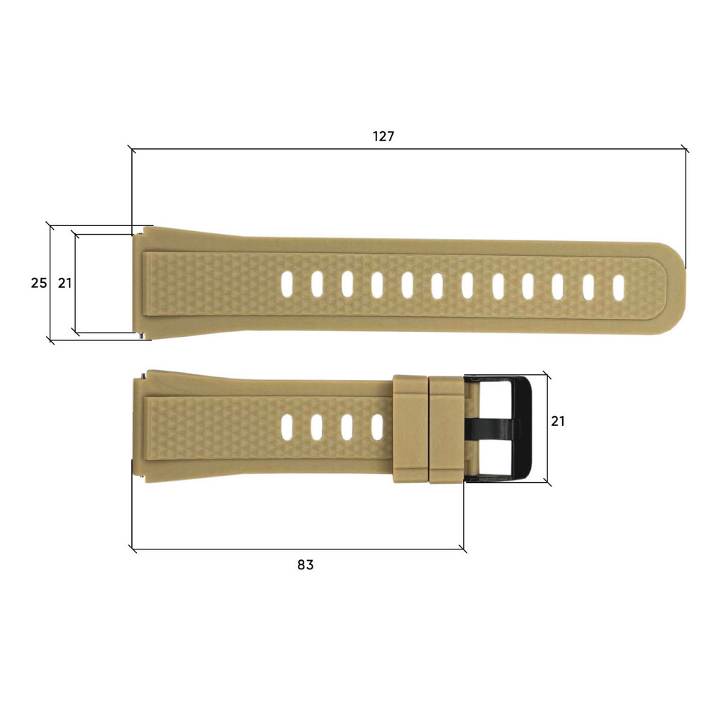 Ремінець для смарт годин K56PRO Khaki SBR Київ - фото 3