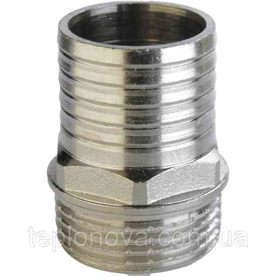 Штуцер никелированный 1″НР х 25мм штампованный А2070А(нк) VA Черновцы