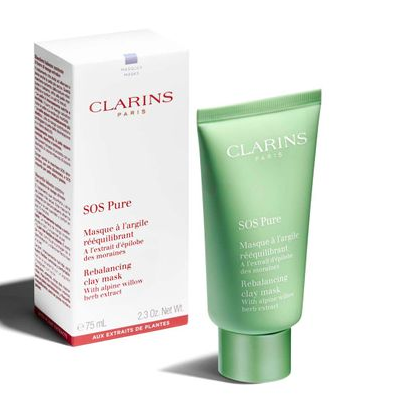 Маска для лица Clarins SOS Pure Emergency Mask with Rebalancing Clay 75ml Славянск - изображение 2