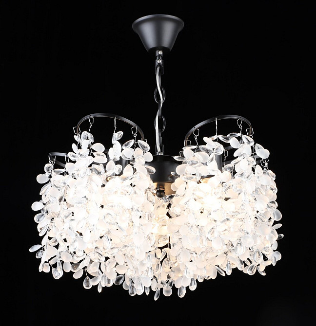 VALESO Люстра підвісна кришталева S2495/5, Чорний Коломия - фото 1