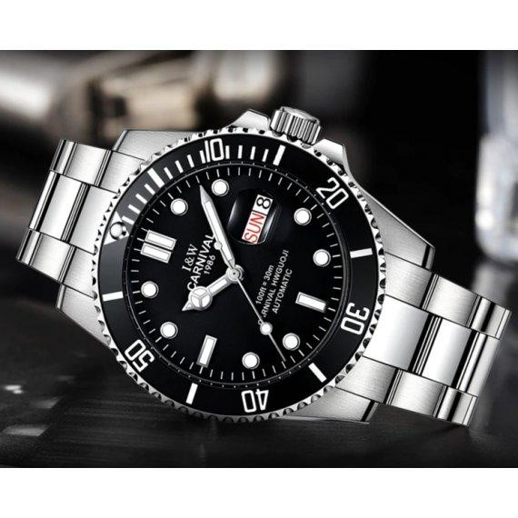 Годинник чоловічий наручний Carnival Patent (Сріблясті) Київ - фото 5