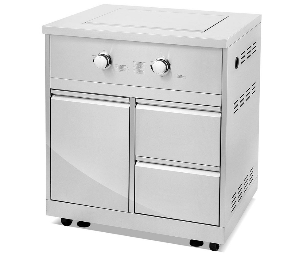 Вбудований модуль з подвійною газовою конфоркою з нержавіючої сталі GRILLI 777333 Код: 105968 Рівне - фото 5