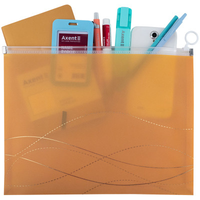 Папка на молнии Axent zip-lock А4 Waves-1 (1497-40-A) Винница - изображение 3